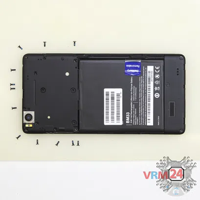 How to disassemble Xiaomi Mi 4i, Step 3/3
