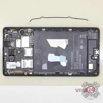 Cómo desmontar Xiaomi RedMi Note 1S, Paso 5/2