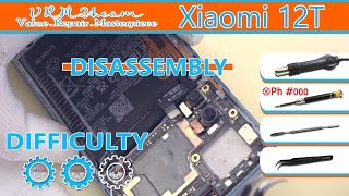 Xiaomi 12T 22071212AG Take apart | Disassembly In detail