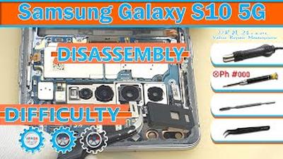 Samsung Galaxy S10 5G SM-G977N Take apart Disassembly in detail