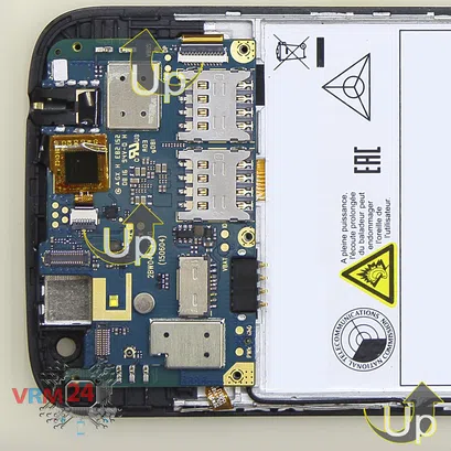 How to disassemble Acer Liquid Z630, Step 7/2