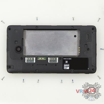 How to disassemble Nokia X RM-980, Step 3/2