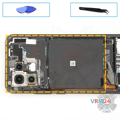 How to disassemble Xiaomi 13, Step 6/1