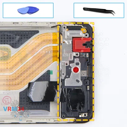 Como desmontar vivo V21e por si mesmo, Passo 11/1