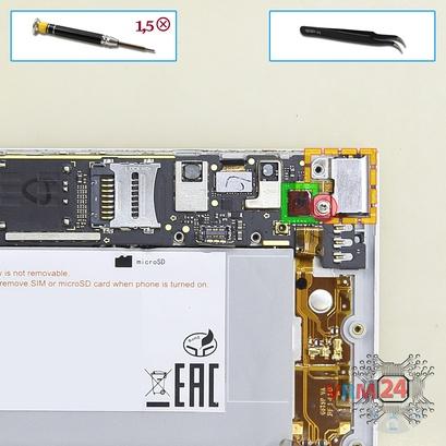 How to disassemble Huawei Ascend G6 / G6-C00, Step 7/1
