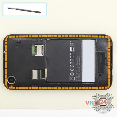 How to disassemble HTC Desire 320, Step 4/1