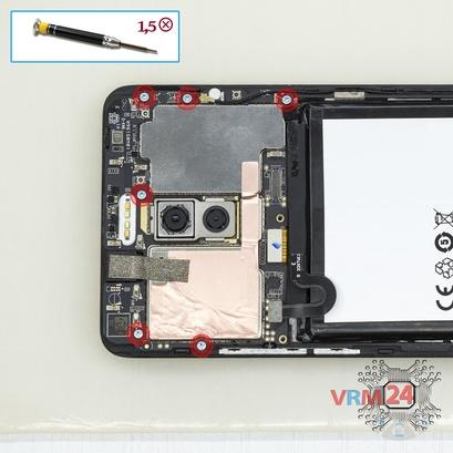 How to disassemble Meizu M6 Note M721H, Step 12/1