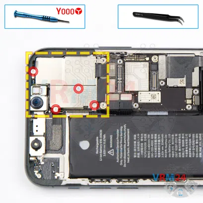 Como desmontar Apple iPhone 11 Pro por si mesmo, Passo 8/1