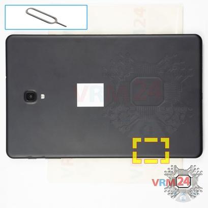 Как разобрать Samsung Galaxy Tab A 10.5'' SM-T595, Шаг 1/1