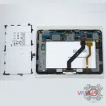 Cómo desmontar Samsung Galaxy Tab 8.9'' GT-P7300, Paso 5/2
