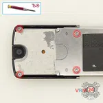 How to disassemble Nokia 8800 Sirocco RM-165, Step 8/1