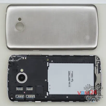 How to disassemble LG K5 X220, Step 1/2