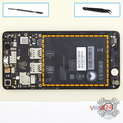 How to disassemble Lenovo A7000, Step 6/1