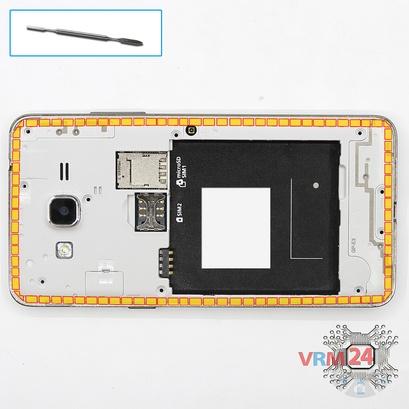 How to disassemble Samsung Galaxy Grand Prime VE Duos SM-G531, Step 4/2