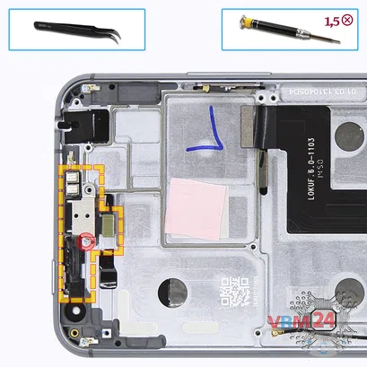 How to disassemble Meizu MX4 PRO M462, Step 10/1