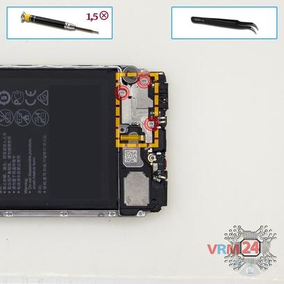 How to disassemble Huawei P10 Plus, Step 7/1