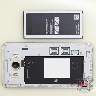 How to disassemble Samsung Galaxy J5 (2016) SM-J510, Step 2/2