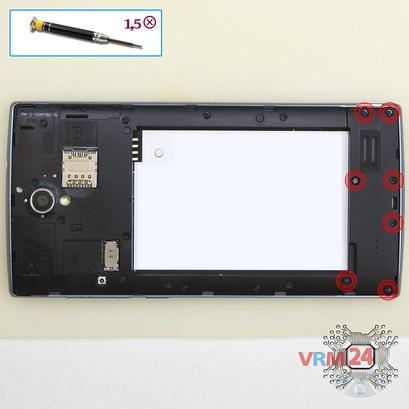 How to disassemble ZTE Zmax 2, Step 3/1