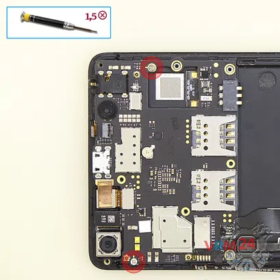 How to disassemble Lenovo A7000, Step 8/1