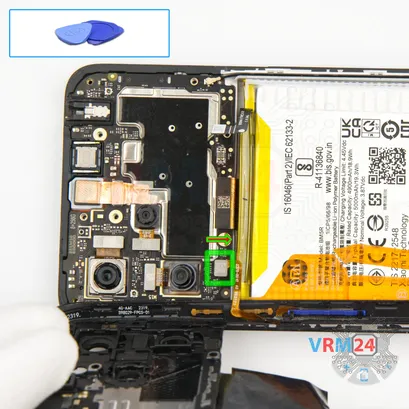 How to disassemble Xiaomi RedMi 12, Step 8/1