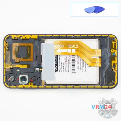 Como desmontar Samsung Galaxy A25 SM-A256 por si mesmo, Passo 8/1