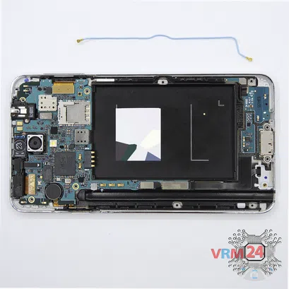 Cómo desmontar Samsung Galaxy Note 3 SM-N9000, Paso 6/2