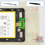 How to disassemble Samsung Galaxy Tab A 8.0'' (2019) SM-T295, Step 8/1