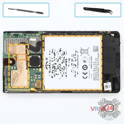 How to disassemble Nokia Lumia 920 RM-820, Step 7/1