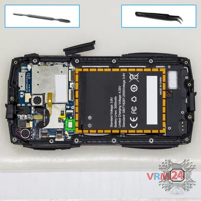 How to disassemble HOMTOM ZOJI Z6, Step 8/1