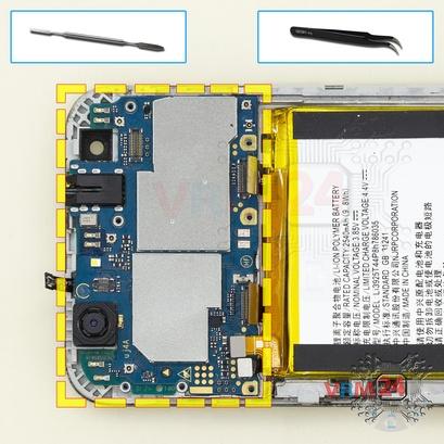 How to disassemble ZTE Blade Z10, Step 14/1