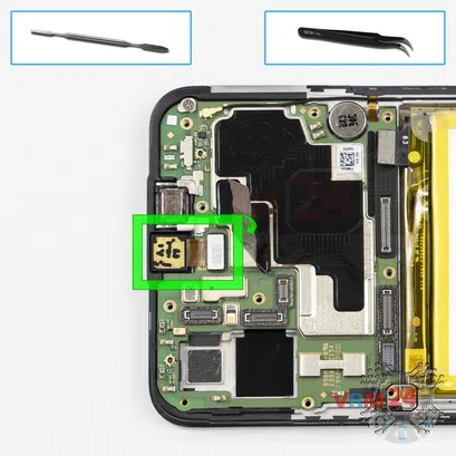 How to disassemble Realme XT, Step 12/2