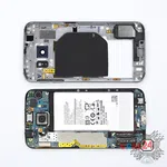 How to disassemble Samsung Galaxy S6 SM-G920, Step 4/2