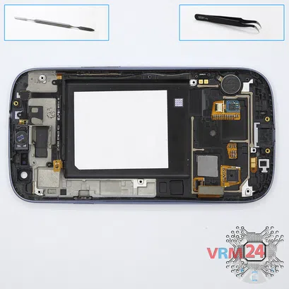 Cómo desmontar Samsung Galaxy S3 GT-i9300, Paso 10/1