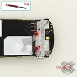 How to disassemble Nokia 8600 LUNA RM-164, Step 10/1