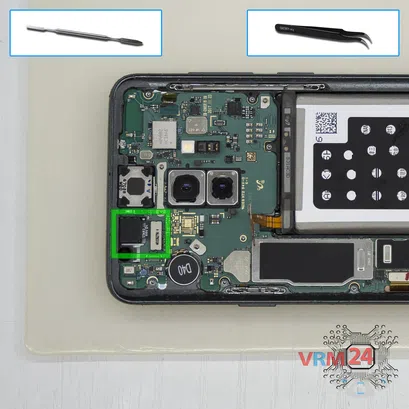 How to disassemble Samsung Galaxy S9 Plus SM-G965, Step 8/1