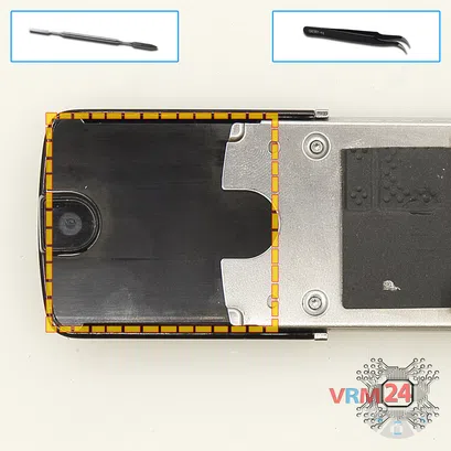 How to disassemble Nokia 8800 Sirocco RM-165, Step 7/1