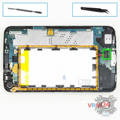 How to disassemble Samsung Galaxy Tab 3 7.0'' SM-T211, Step 3/1