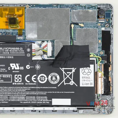 Como desmontar Acer Iconia Tab A1-811 por si mesmo, Passo 2/3