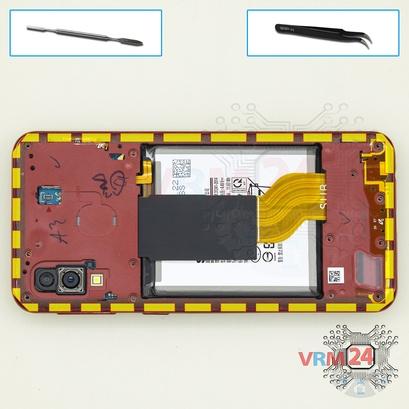 How to disassemble Samsung Galaxy A40 SM-A405, Step 6/1