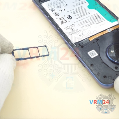 Cómo desmontar Nokia G10 TA-1334, Paso 2/4