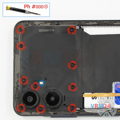 How to disassemble Samsung Galaxy A06 SM-A065, Step 4/1