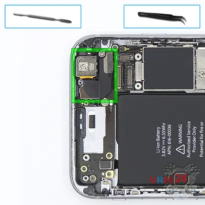 Cómo desmontar Apple iPhone 6S, Paso 12/1