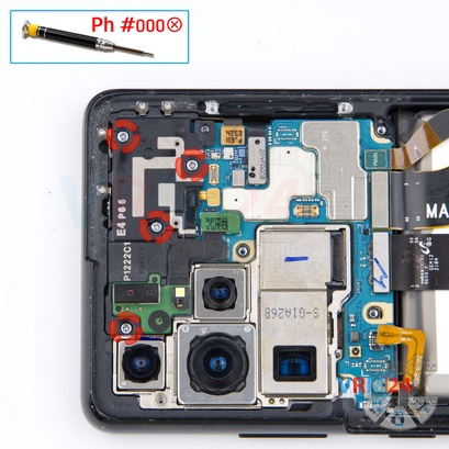 Cómo desmontar Samsung Galaxy S21 Ultra SM-G998, Paso 7/1