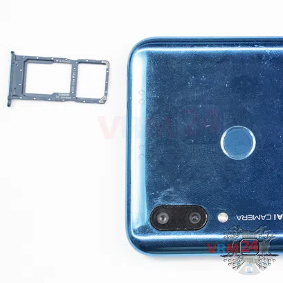 How to disassemble Huawei P Smart (2019), Step 1/2