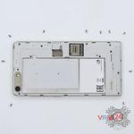 How to disassemble Huawei Ascend G6 / G6-L11, Step 2/2