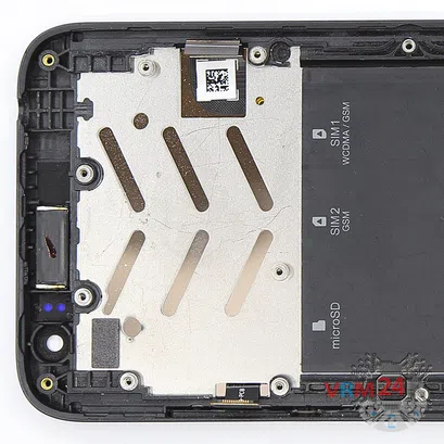 How to disassemble HTC Desire 616, Step 11/2