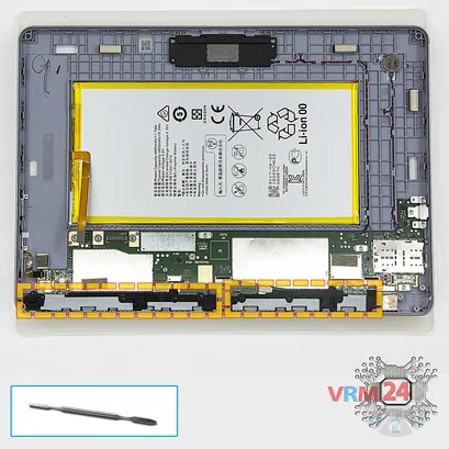 Como desmontar Huawei MediaPad T3 (10'') por si mesmo, Passo 9/1
