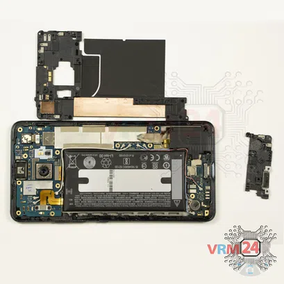 How to disassemble HTC U Ultra, Step 5/2