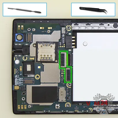 How to disassemble ZTE Zmax 2, Step 10/1