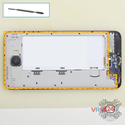 How to disassemble Huawei Y5II, Step 5/1